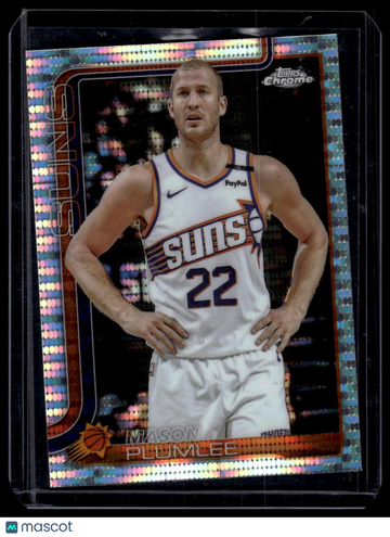 2025-26 Topps Chrome Mason Plumlee #106 Pulsar Refractor