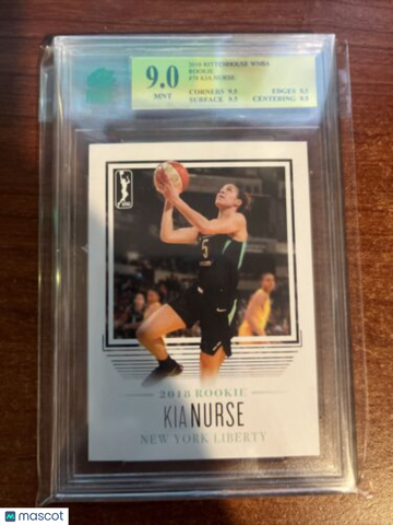 2018 Rittenhouse WNBA Kia Nurse #43 Rookie MNT 9