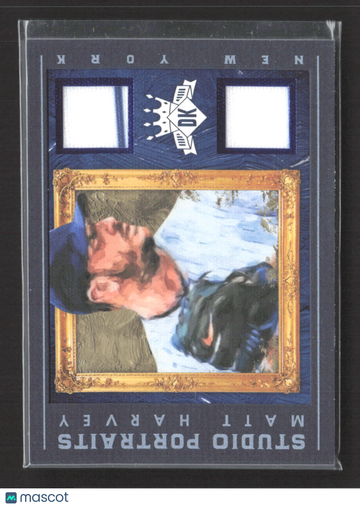 2016 Panini Diamond Kings Studio Portraits Matt Harvey #SP-MH Blue Game-used material Dual Memorabilia 10/25