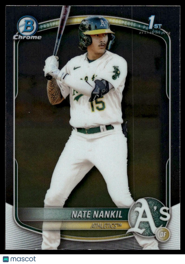 2025 Bowman Nate Nankil #BCP-102 Chrome Prospects