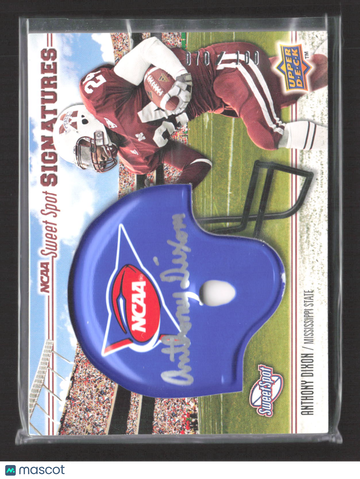 2010 Upper Deck Sweet Spot NCAA Sweet Spot Signatures Anthony Dixon #134