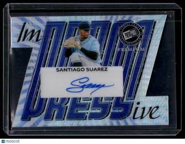 2024 Press Pass Premium Santiago Suarez #I-SS1 ImPRESSive Prism Purple SN,AU