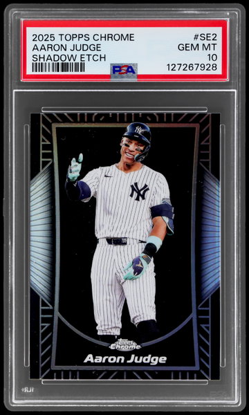 2025 Topps Chrome Aaron Judge PSA 10