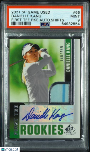 2021 SP Game Used Golf Danielle Kang Rookie PSA 9