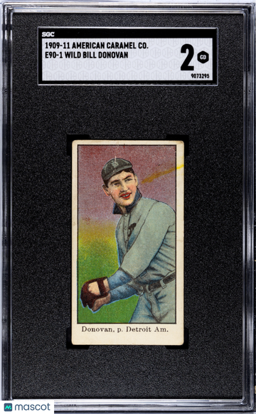 1909 American Caramel Co. (E90-1) Wild Bill Donovan SGC 2