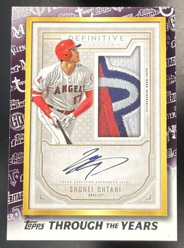 2021 Topps Shohei Ohtani #TTY-17 Through the Years Angels