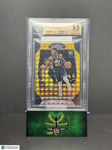 2017 Panini Prizm Donovan Mitchell #5 BGS 9.5