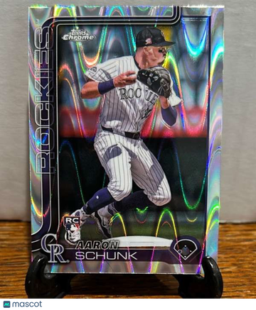 2025 Topps Chrome - Raywave Refractors Aaron Schunk #238
