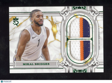 2025 2023-24 Topps Royalty Collection Mikal Bridges #RR-MB Regalia Relics Green /5
