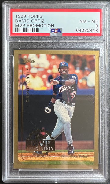 1999 Topps David Ortiz MVP Promotion PSA 8