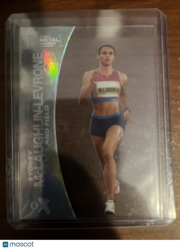 2024 Upper Deck Skybox Metal Universe Champions Sydney McLaughlin-Levrone #EX-10 Acetate Parallel/Variety Short Print