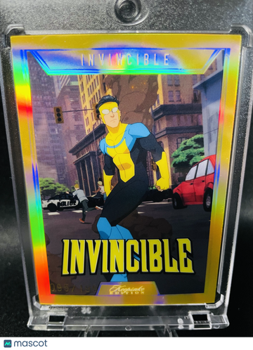 2025 Super Products Keepsake Edition Invincible S1 Gold Rainbow Foil #55 95/199 Trading Card