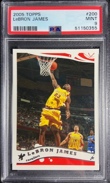 2005-06 Topps Lebron James #200 PSA 9 MINT Cleveland Cavaliers 