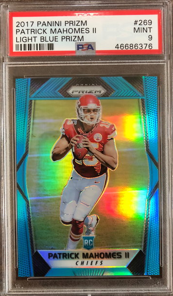 Patrick Mahomes Lt Blue /199
