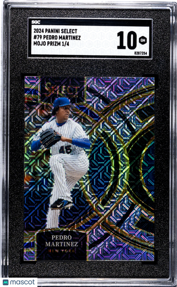 2024 Panini Select Pedro Martinez #79 Mojo Prizm SGC 10