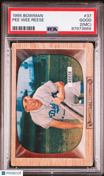 Pee Wee Reese 1955 Bowman #37- PSA 2