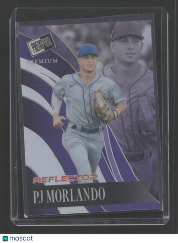 2024 PRESS PASS PREMIUM PJ MORLANDO #RB-72 /15 PURPLE REFLECTOR /15 ,SN