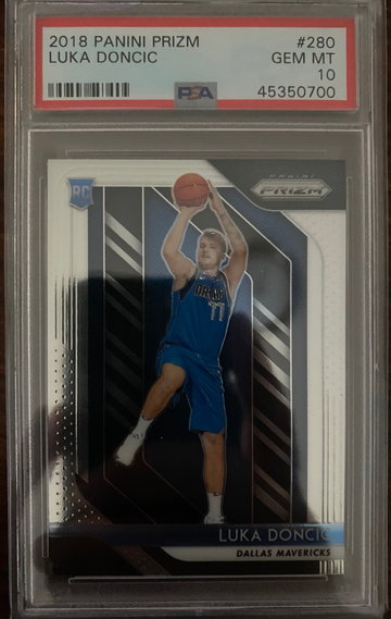 Luka Doncic Prizm PSA 10