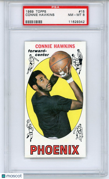 1969 Topps Connie Hawkins #15 8 PSA 8