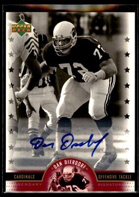 Dan Dierdorf 2005 Upper Deck Legends Legendary Signatures Autograph Auto #LS-DD