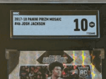 2017-18 Panini Prizm Mosaic Josh Jackson #46 SGC 10