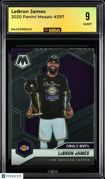 2020 Panini Mosaic LeBron James #297 MBA 9
