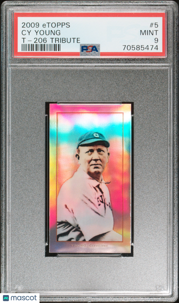 2009 Etopps T-206 Tribute Cy Young #5 /749 PSA 9