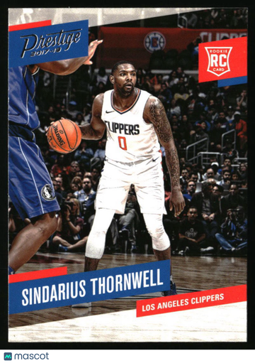 2017-18 Panini Prestige Sindarius Thornwell #198 RC Los Angeles Clippers