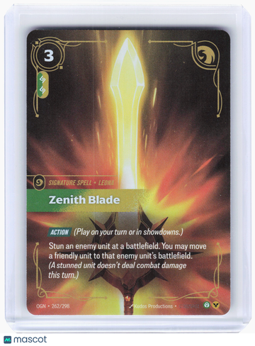 Origins Zenith Blade Foil Epic #262