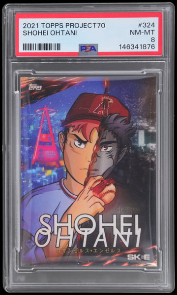 2021 Topps Project70 Shohei Ohtani PSA 8