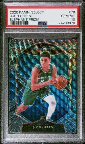2020-21 Panini Select Josh Green Elephant Print Case Hit Rookie #78 PSA 10
