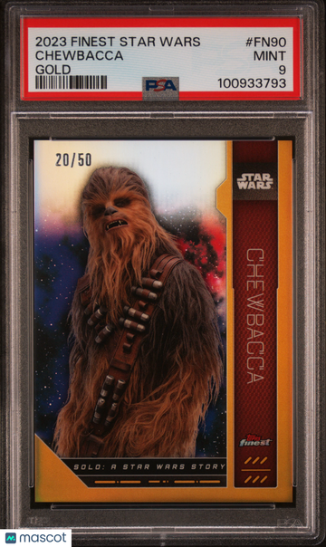 2023 Topps Finest Star Wars Chewbacca #FN90 PSA 9