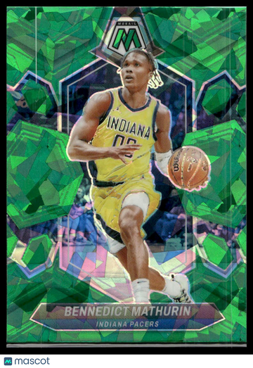 2023-24 Panini Mosaic Bennedict Mathurin #71 Green Ice