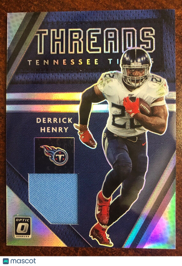 2020 Panini Donruss Optic PRIZM DERRICK HENRY Threads Patch Tennessee Titans