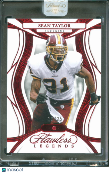 2026 Panini Flawless Legends Sean Taylor #80 Ruby /25 Ruby
