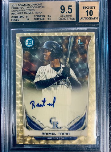 Raimel Tapia Superfractor 1/1 Auto 2014 Bowman chrome