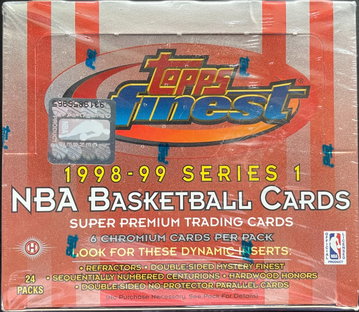 1998-1999 Topps Finest Series 1 Basketball Hobby Box