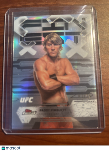 2025 Topps Finest Paddy Pimblett #10 Refractor Topps