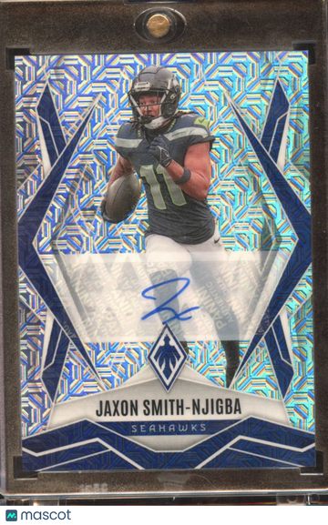 2025 Panini Phoenix Football Jaxon Smith-Njigba #69 Blue Prizm /15