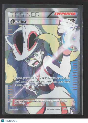 2014 Furious Fists Korrina Holo Rare FA #111/111