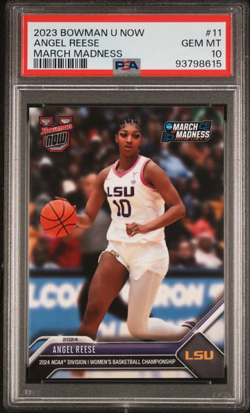 2023 BOWMAN U NOW MARCH MADNESS ANGEL REESE #11 PSA 10