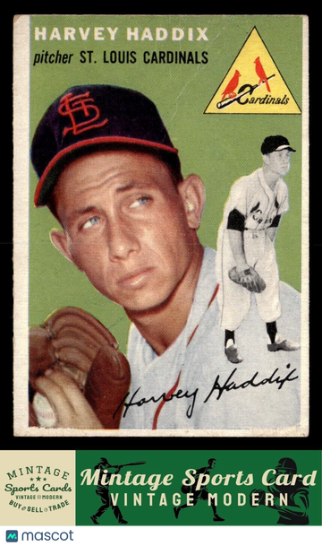 1954 Topps Harvey Haddix #9