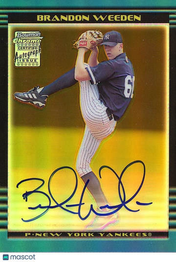 2002 Bowman Chrome Brandon Weeden Gold