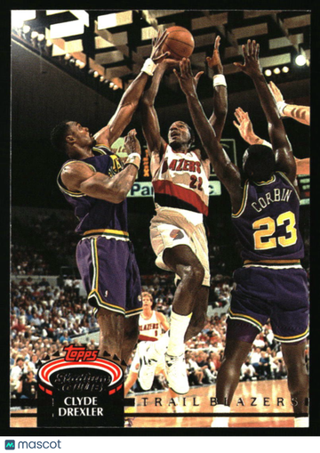 1992-93 Stadium Club Clyde Drexler #287 Portland Trail Blazers