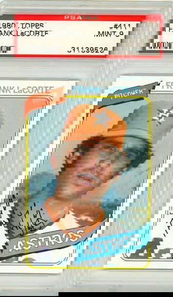 1980 Topps Frank LaCorte #411 PSA 9 P1320