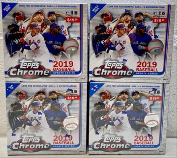 2019 Topps Chrome Update MEGA BOX (Qty=4)