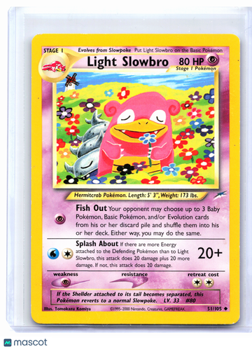 Neo Destiny Light Slowbro Nonholo Uncommon [Lightly Played] #51/105