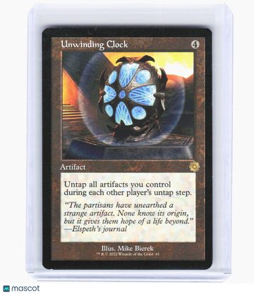 The Brothers' War: Retro Frame Artifacts Unwinding Clock Non-Foil Rare #61