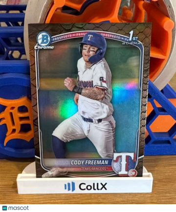 2025 Bowman - Chrome Prospects Reptilian Refractor Cody Freeman #BCP-112