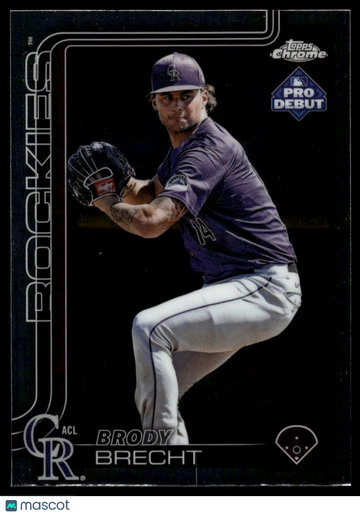 2025 Topps Pro Debut Brody Brecht #PDC-93 Chrome